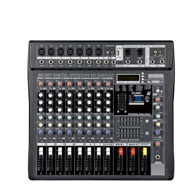 Высококачественный караоке-микшер USB-аудиоинтерфейс DJ-консоль
