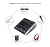 Высококачественный мини-4-канальный звуковой микшер USB Audio Mixer Power Mixer