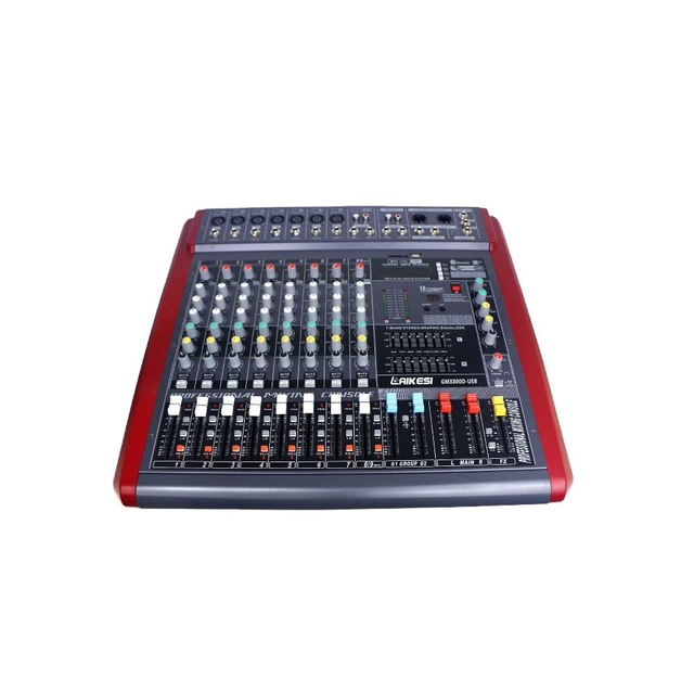 2022 GMX800D НОВЫЙ мощный аудиомикшер с 2 групповыми контроллерами BT USB MP3