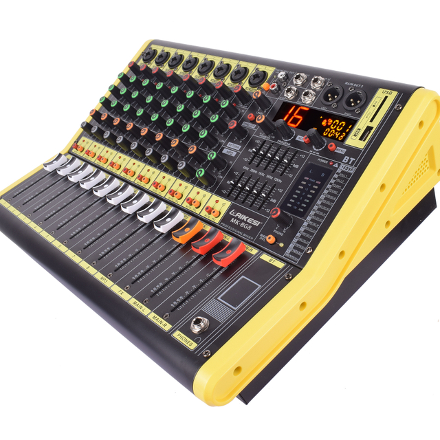 MK-BG Series 8-канальный микшерный усилитель мощности цифровой микшерный пульт
