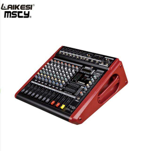 LAIKESI Музыкальный микшер для динамика Dj Mixer Controller с усилителем Power Audio Interface Mixer